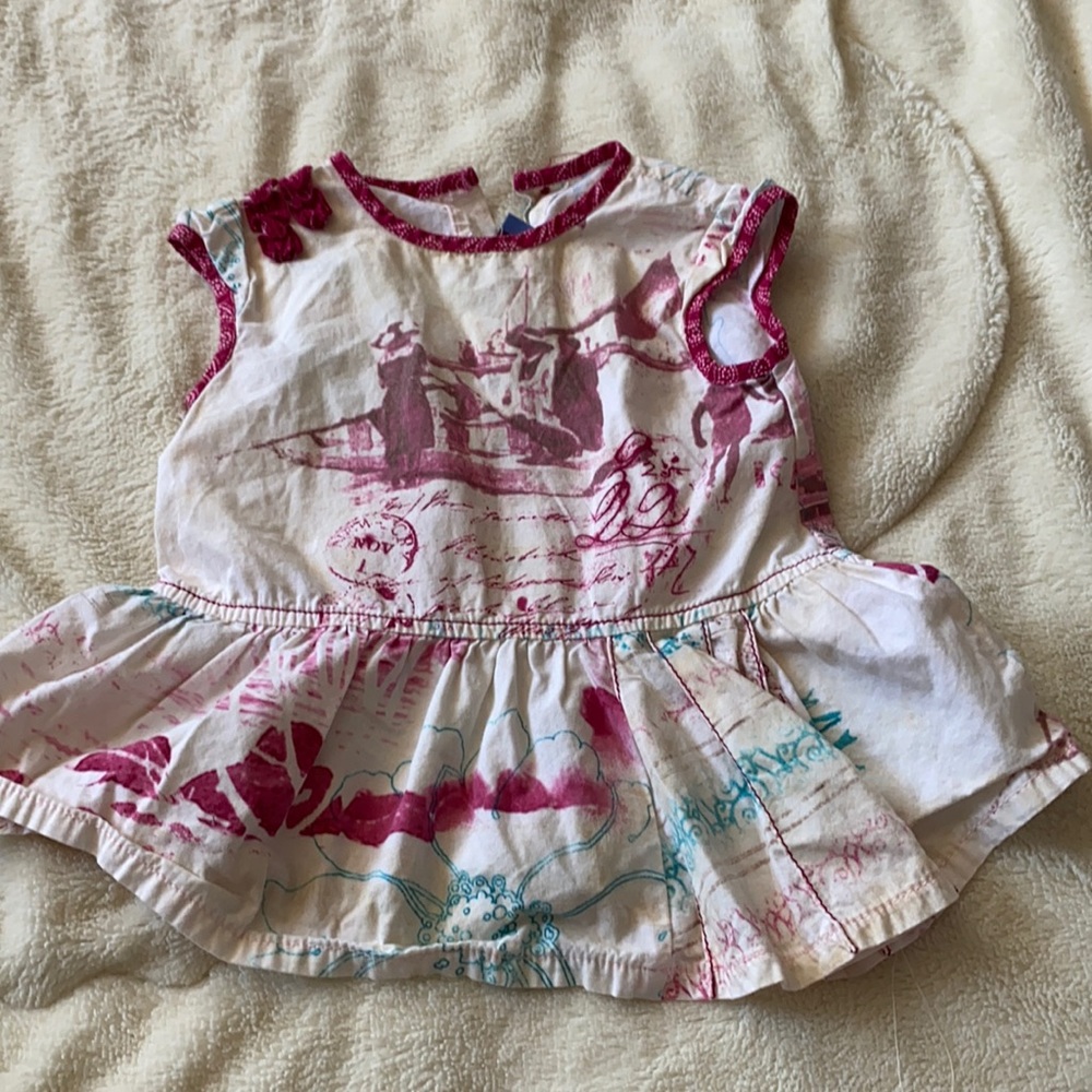 Kenzie baby fashion beige dress for 3 months old baby